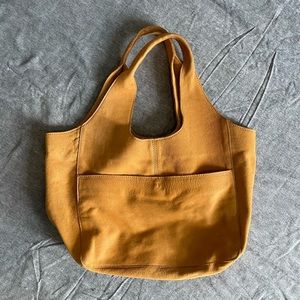 Tan Leather tote bag